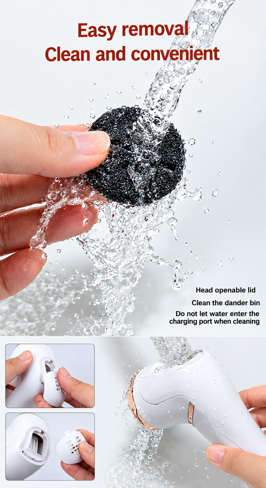 Electric Foot Callus Remover & Grinder – Rechargeable Waterproof Pedicure Tool for Dead Skin & Cracked Heels