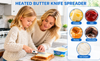 Electric Heated Butter Spreader Knife with Digital Temperature Display – Smart Multipurpose Cheese & Jam Cutter