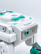 Adroit Lateral LASER 2.4G RC Stunt Robot Toy for Kids – 360° Rotation & Water Bomb Shooting