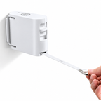 Wall-Mounted Retractable Clothesline – 4M Stainless Steel Heavy Duty Invisible Laundry Drying Rope (15kg Load)
