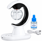3-in-1 Crescent Moon Air Humidifier Night Lamp with Electric Mosquito Repellent & UV Light