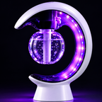 3-in-1 Crescent Moon Air Humidifier Night Lamp with Electric Mosquito Repellent & UV Light