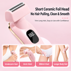 JOYSO™ Rechargeable Multi-functional Electric Lady Shaver with Smart LED Display – Waterproof Wet & Dry Trimmer