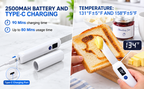Electric Heated Butter Spreader Knife with Digital Temperature Display – Smart Multipurpose Cheese & Jam Cutter