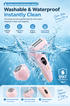 JOYSO™ Rechargeable Multi-functional Electric Lady Shaver with Smart LED Display – Waterproof Wet & Dry Trimmer
