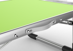 Portable Folding Aluminum Laptop Desk with Cup Holder – Multipurpose Study Table Stand for Bed & Sofa